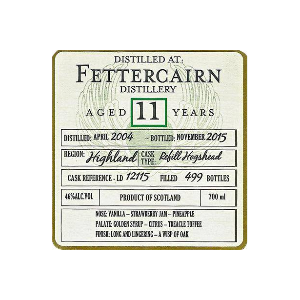 Fettercairn 2004 11 Years Single Malt Whisky 2