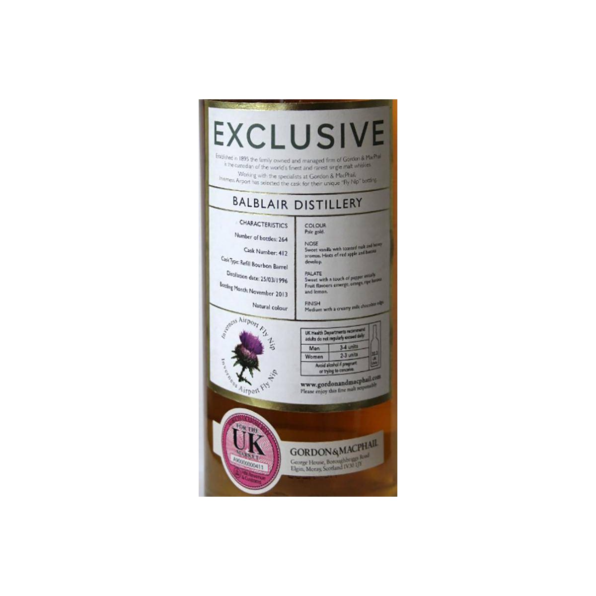 Balblair 1996 17 Years Single Malt Whisky 2
