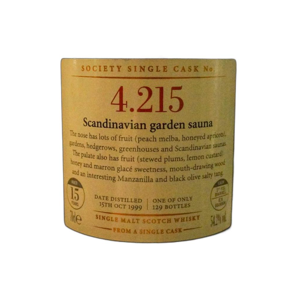 The Scotch Malt Whisky Society 1999 15 Years Single Malt Whisky 2