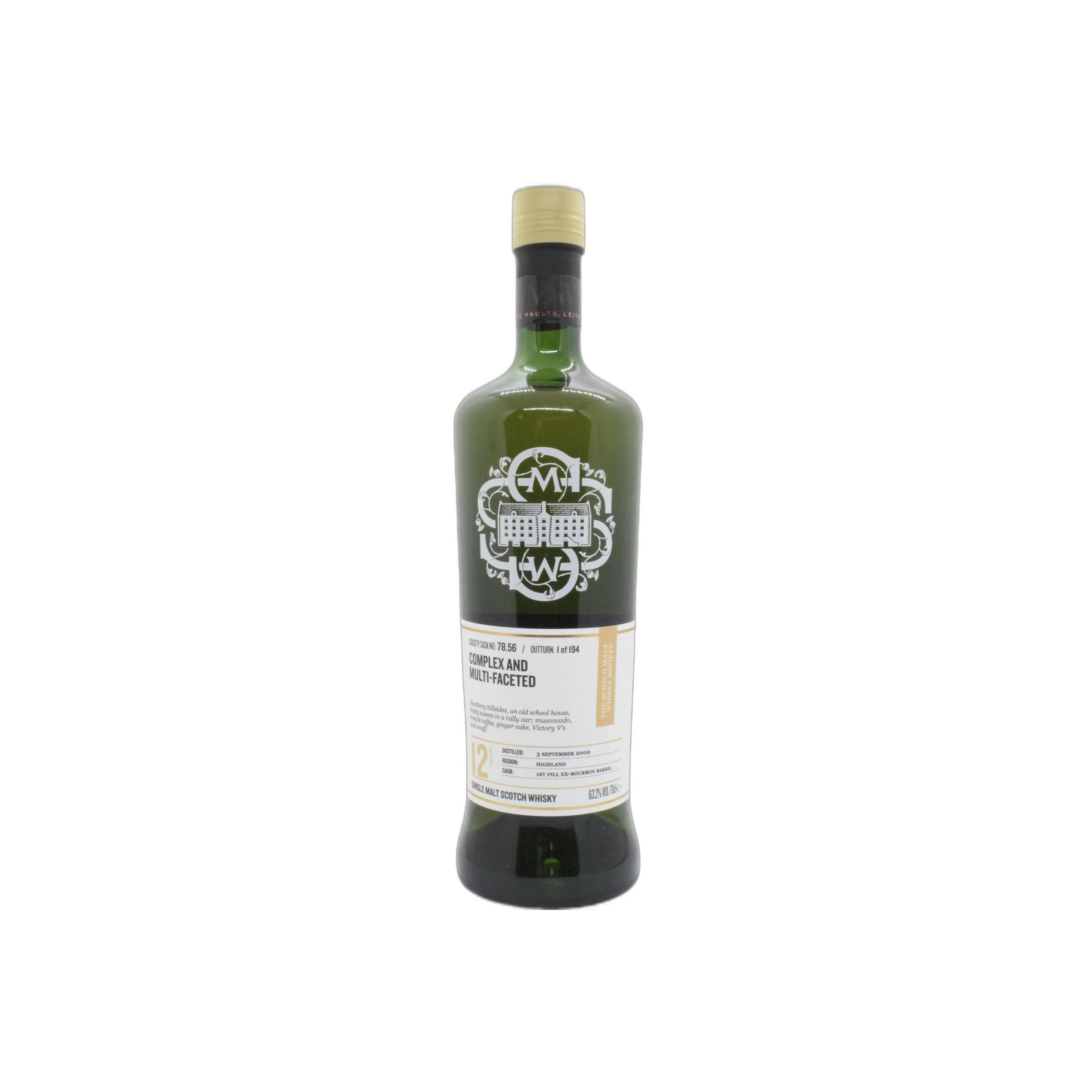 The Scotch Malt Whisky Society 2009 12 Years Single Malt Whisky