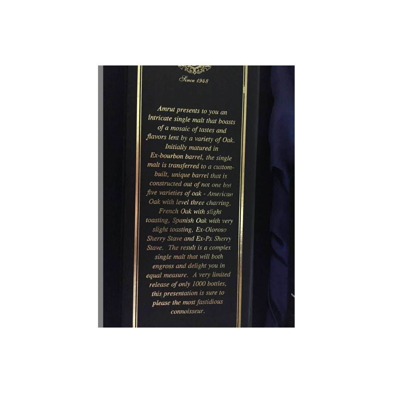 Amrut Single Malt Whisky 3