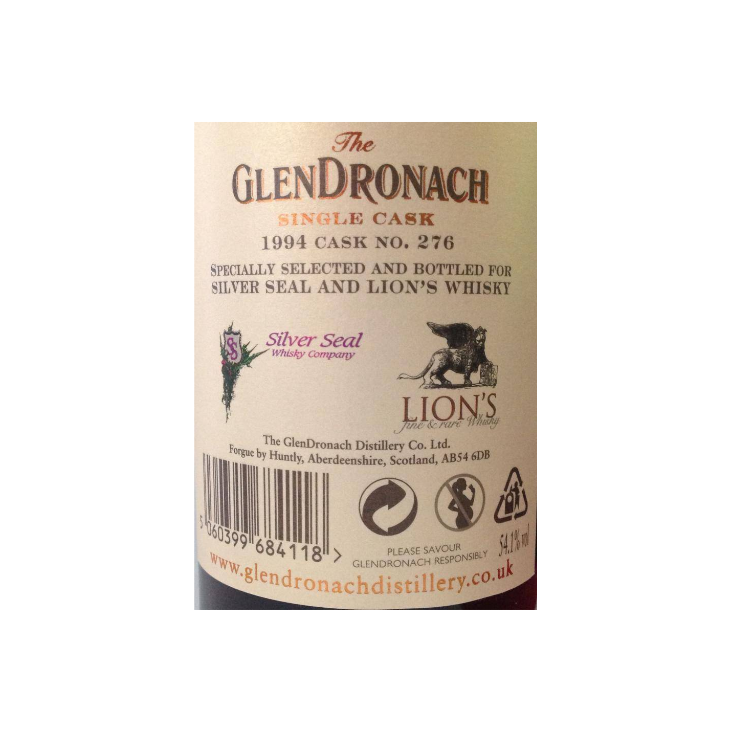 GlenDronach Single Cask 1994 21 Years Single Malt Whisky 3