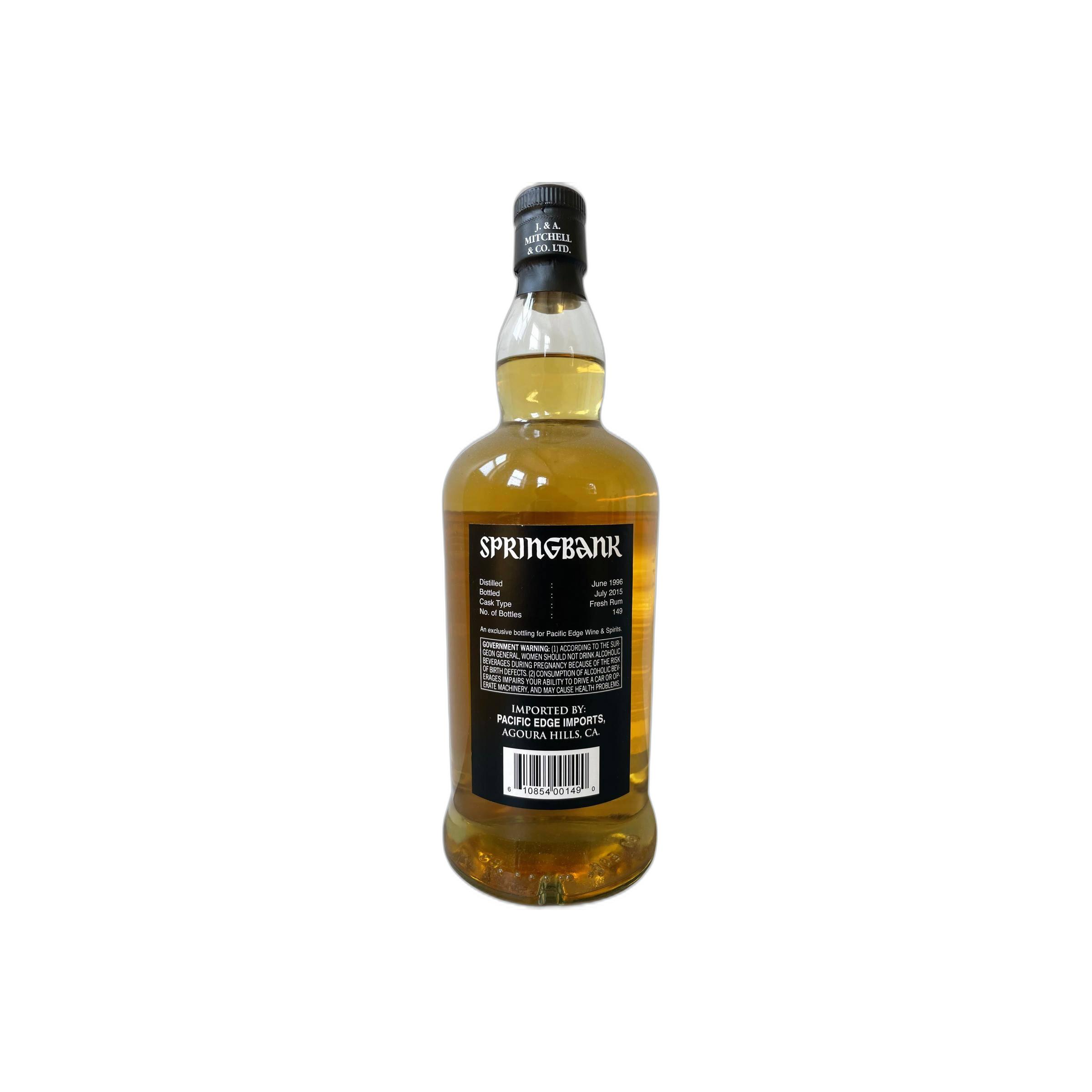 Springbank Single Cask 1996 19 Years Single Malt Whisky 2