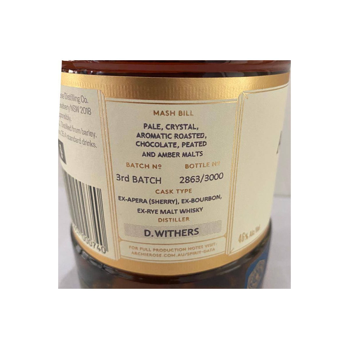 Archie Rose Single Malt Whisky 2