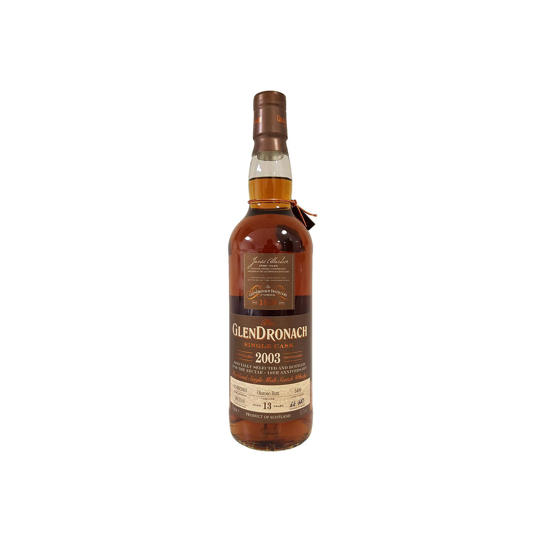 GlenDronach Single Cask 2003 13 Years Single Malt Whisky