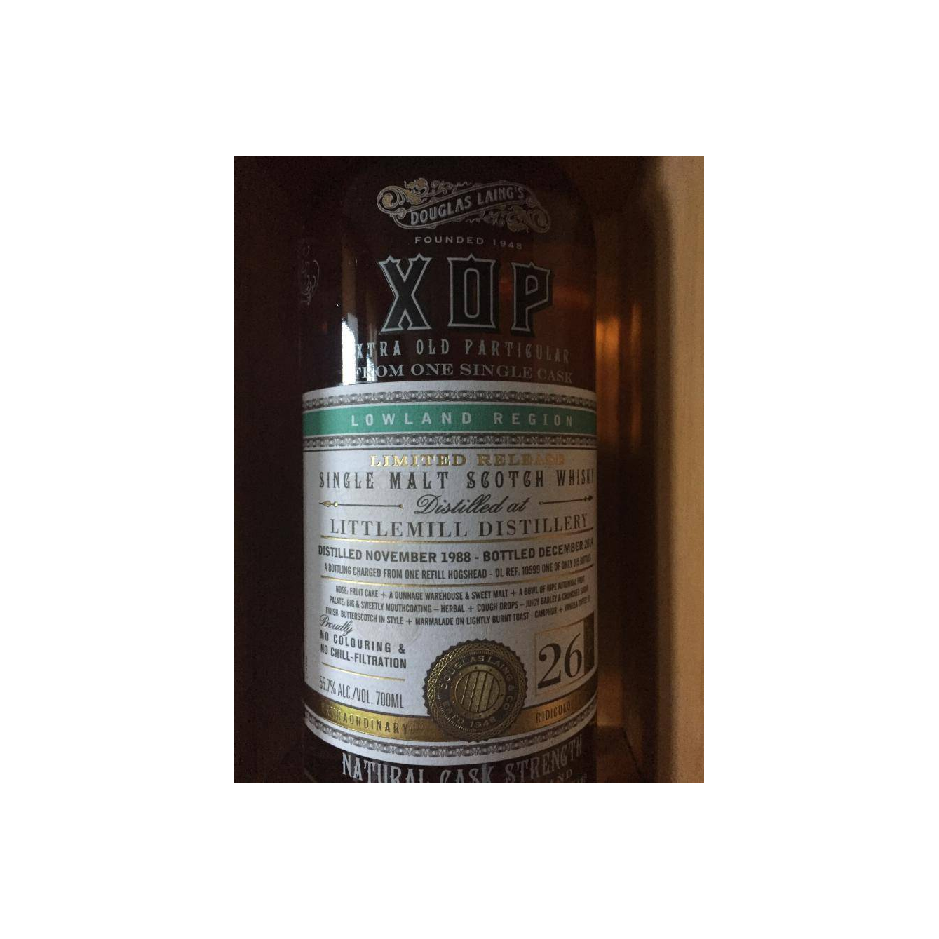 Littlemill 1988 26 Years Single Malt Whisky 2