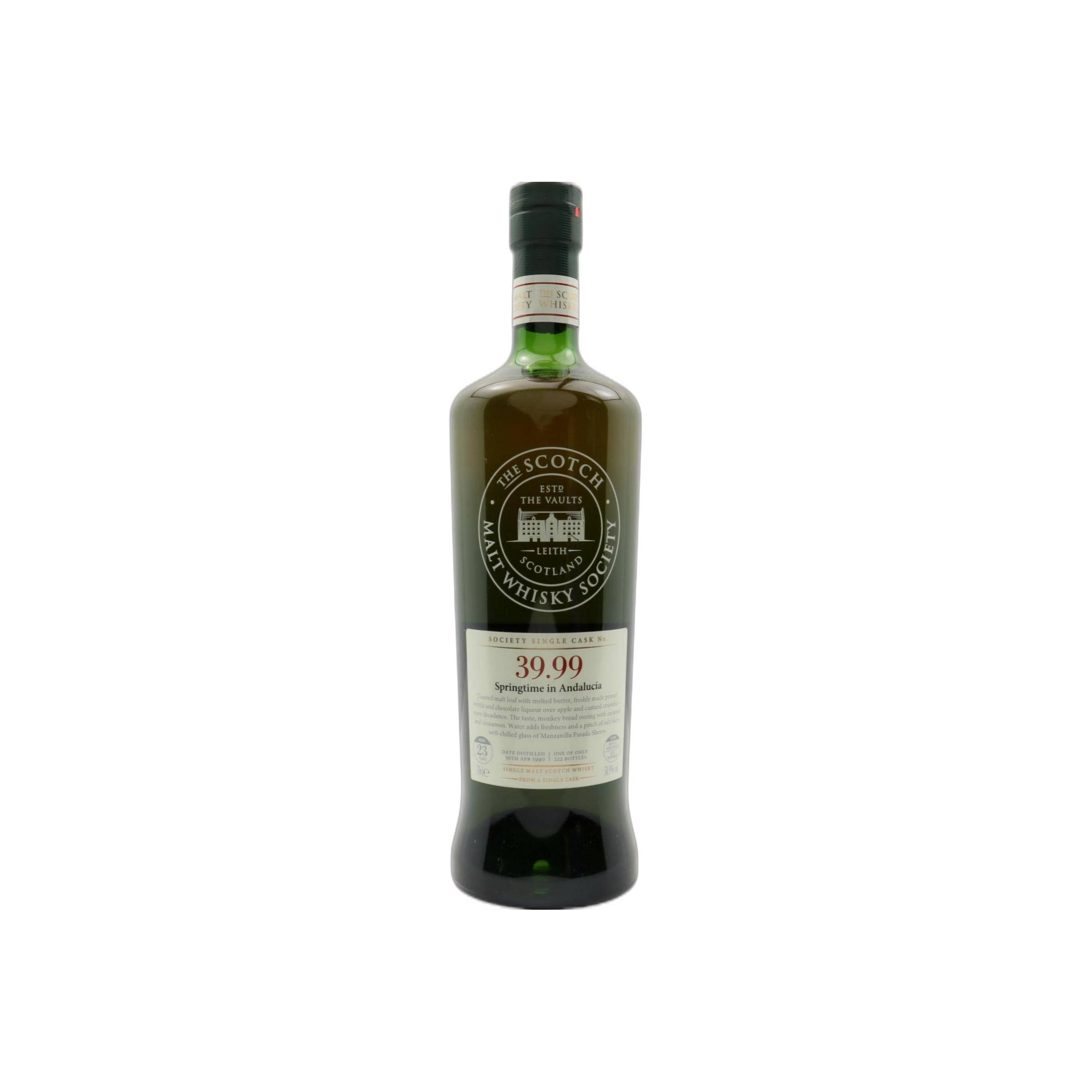 The Scotch Malt Whisky Society 1990 23 Years Single Malt Whisky