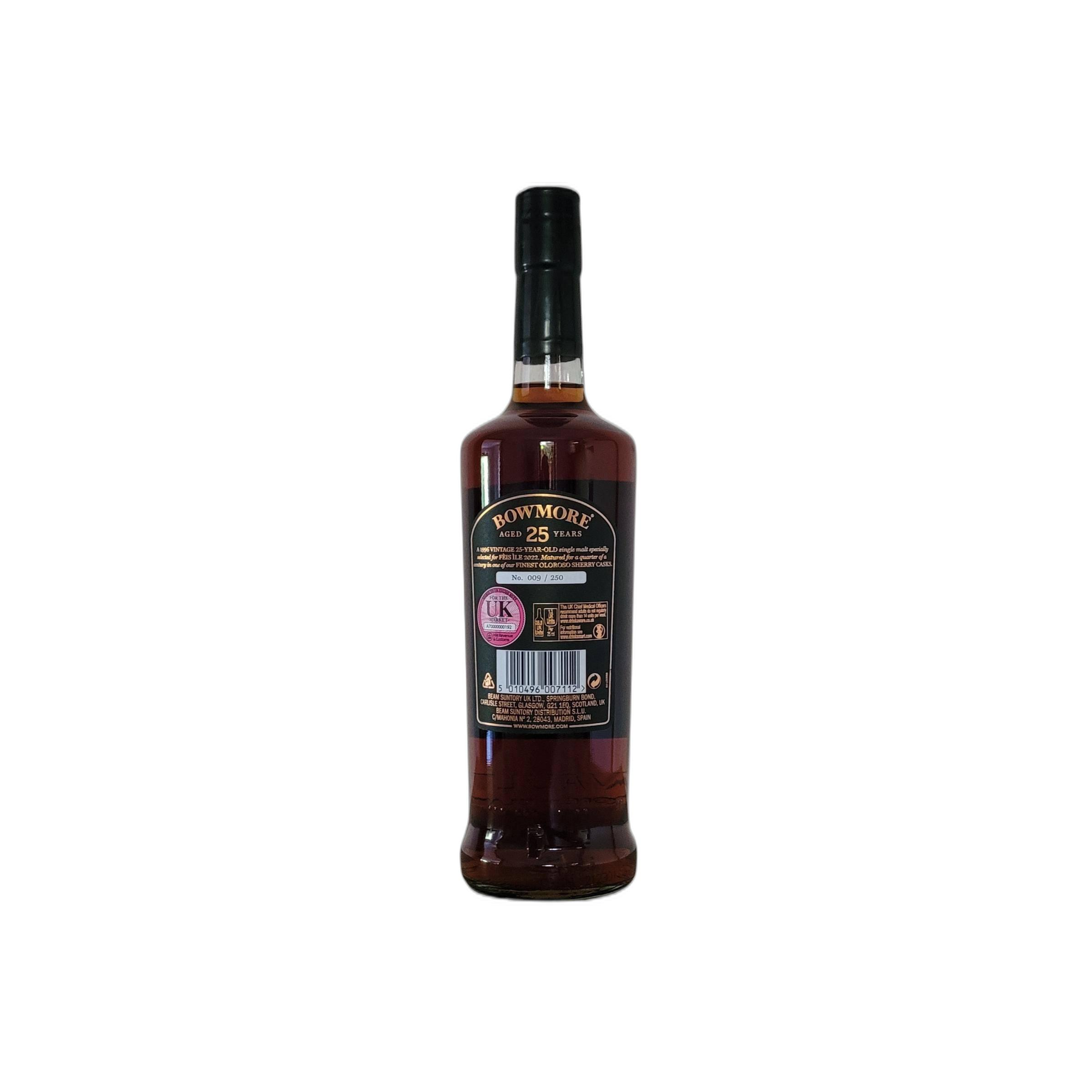 Bowmore 1996 25 Years Single Malt Whisky 2