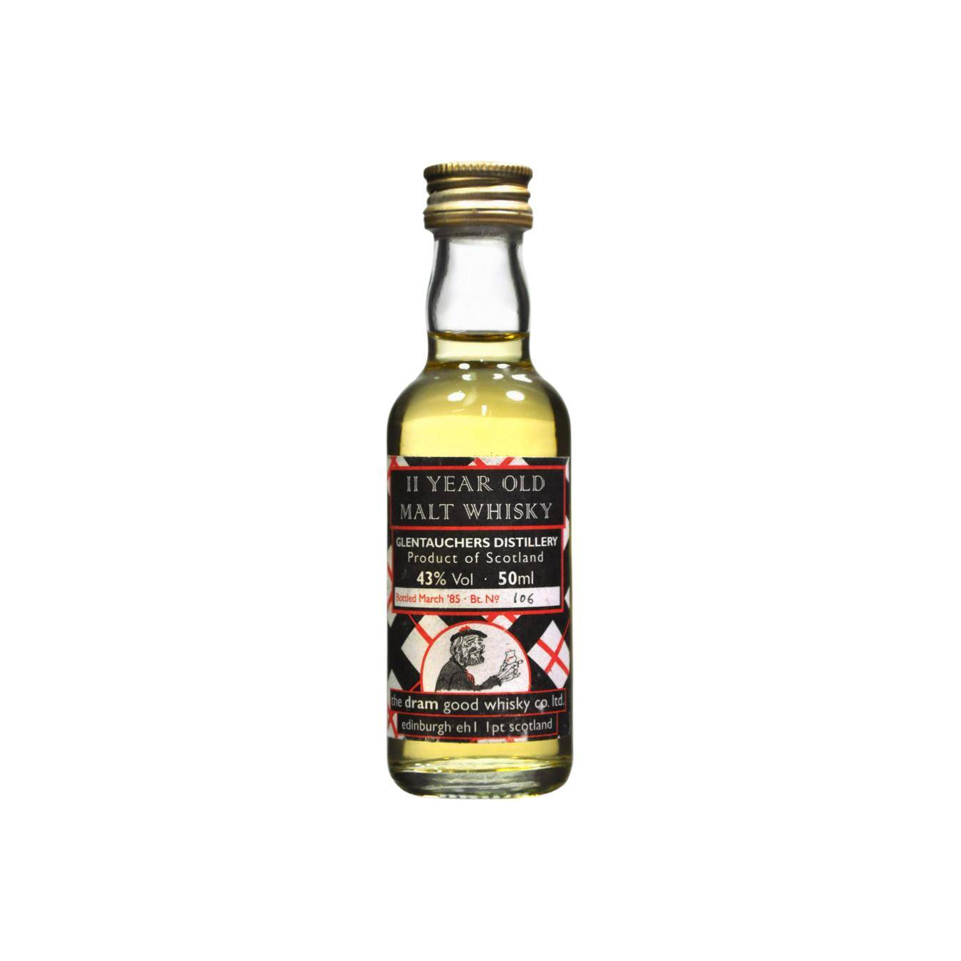 Glentauchers Miniature 1985 11 Years Single Malt Whisky 2