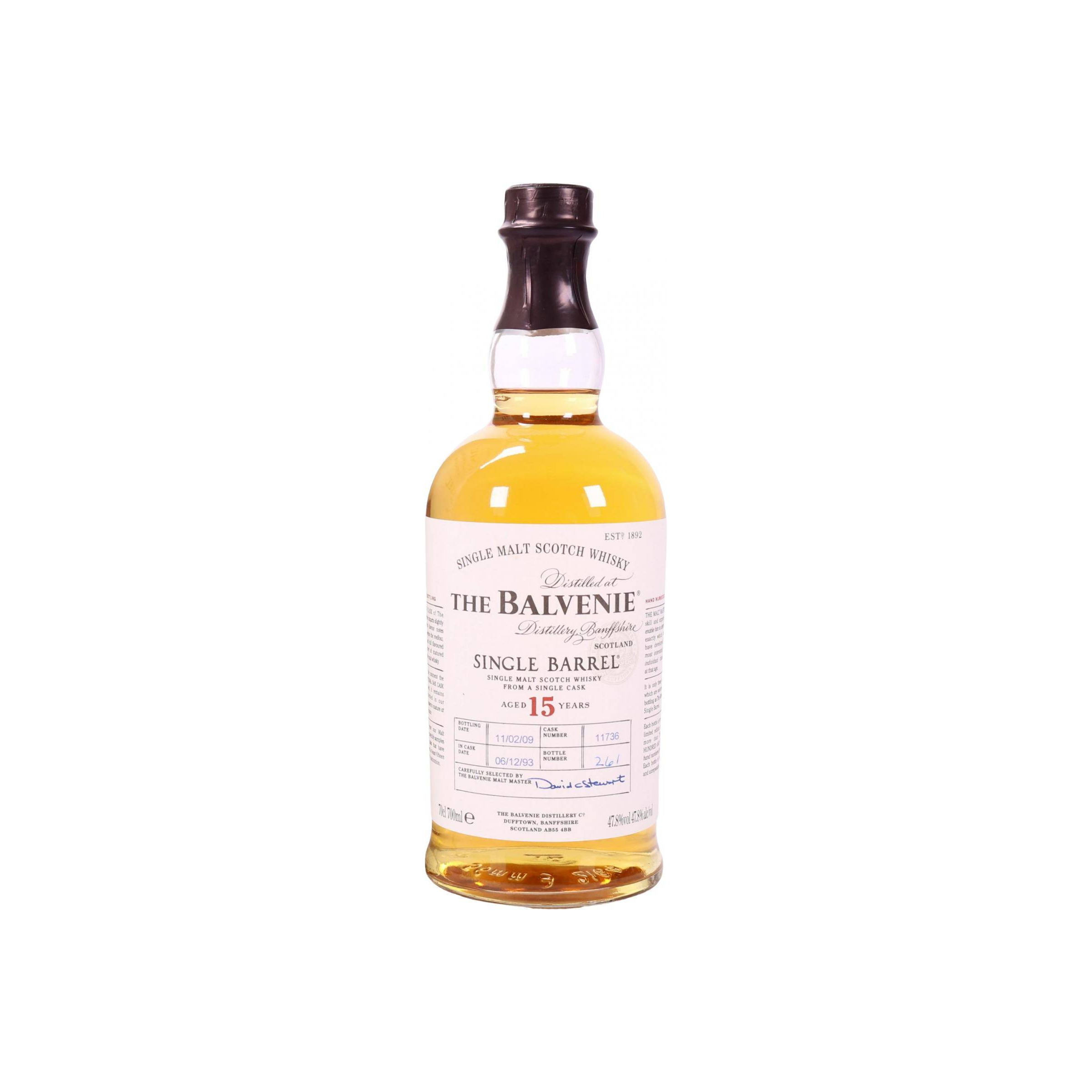 The Balvenie Single Cask 1993 15 Years Single Malt Whisky 3