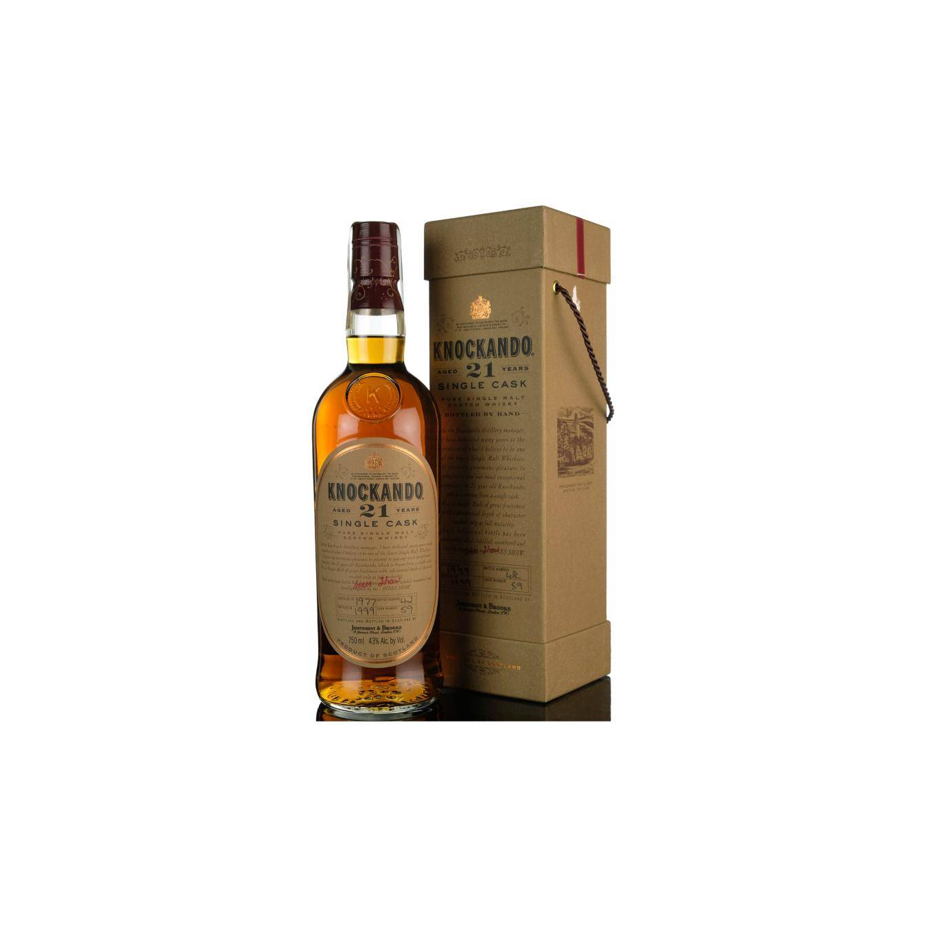 Knockando Single Cask 1977 21 Years Single Malt Whisky