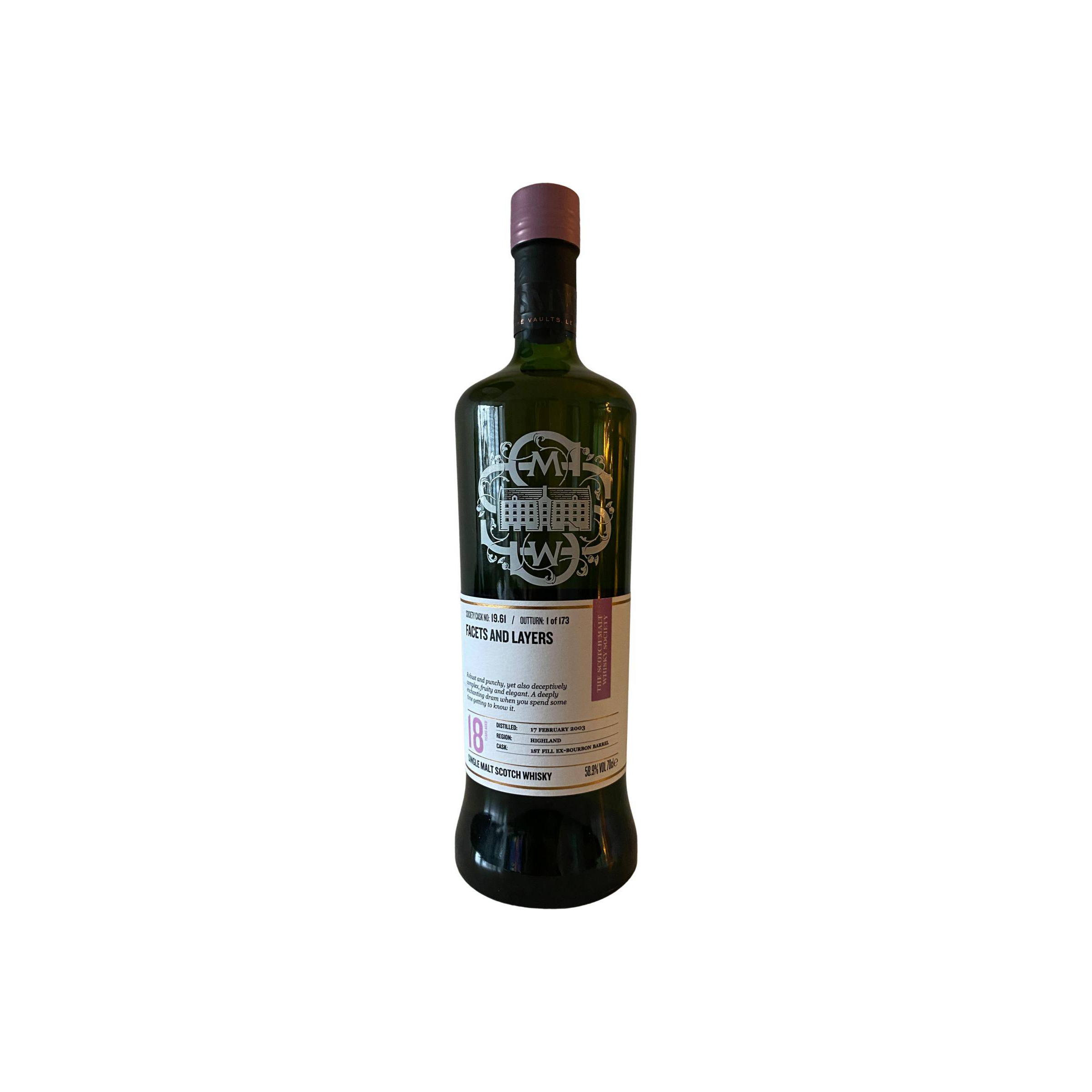 The Scotch Malt Whisky Society 2003 18 Years Single Malt Whisky 2