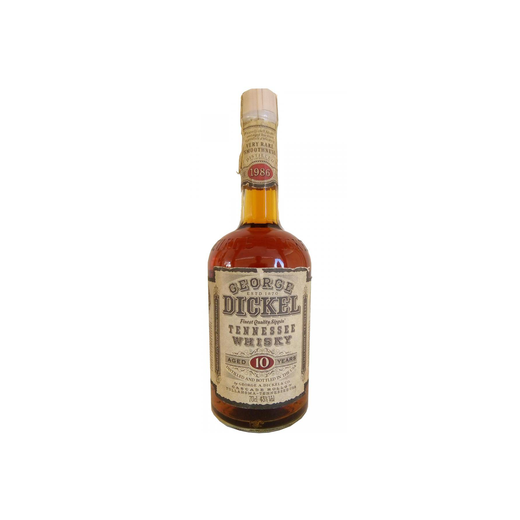 George Dickel 10 Years Tennessee Whisky 