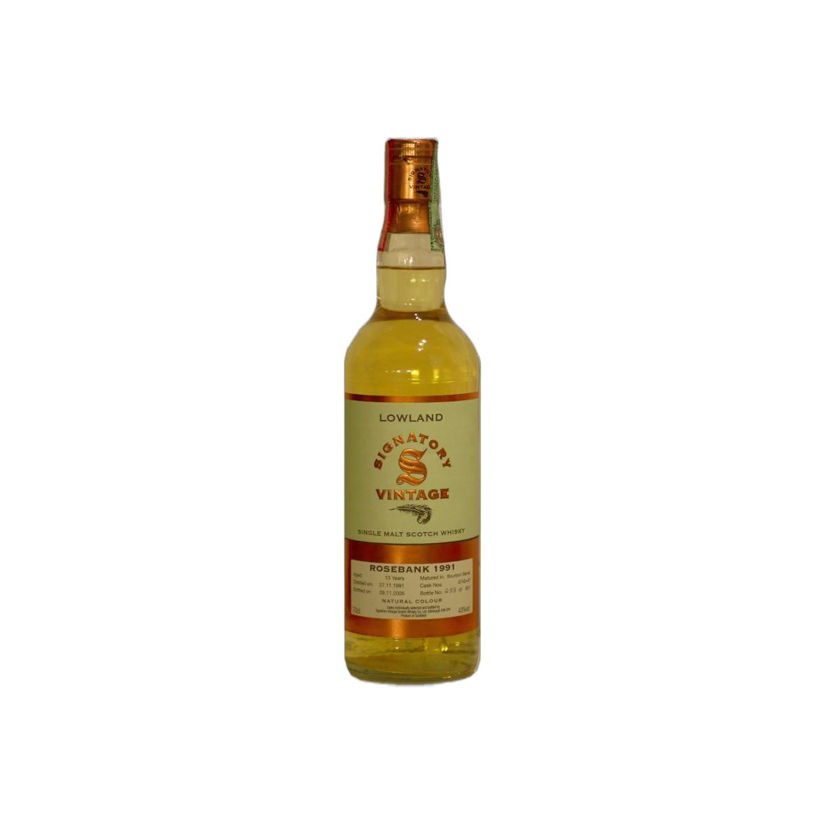 Rosebank Vintage Collection 1991 13 Years Single Malt Whisky