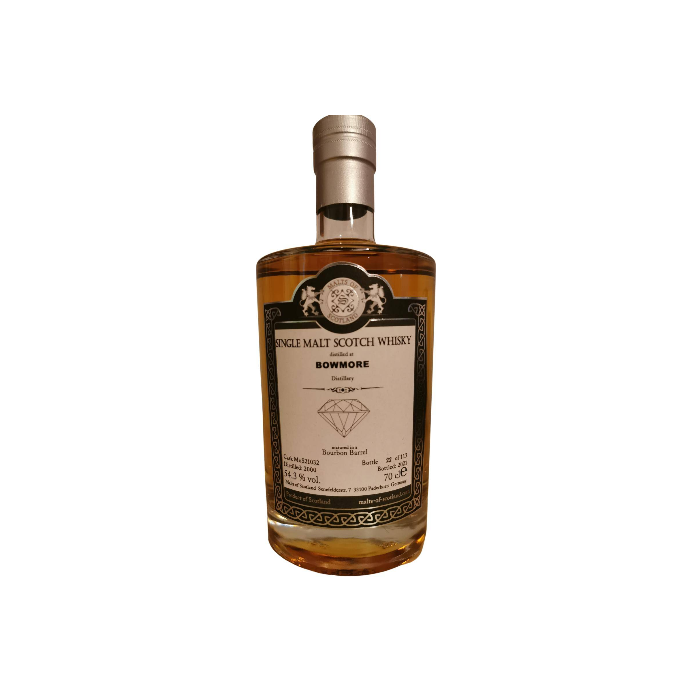 Bowmore 2000 21 Years Single Malt Whisky