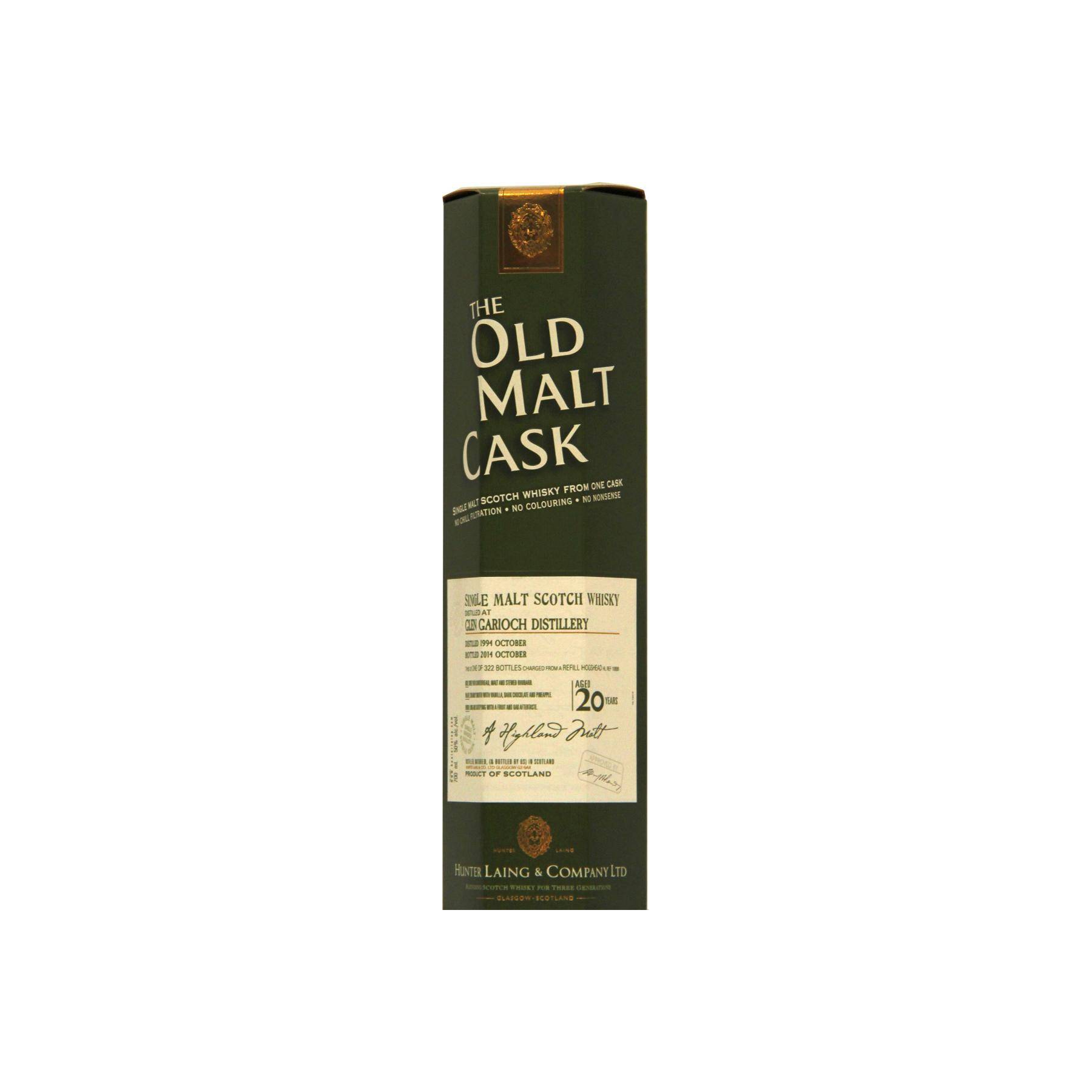 Glen Garioch Old Malt Cask 1994 20 Years Single Malt Whisky 2