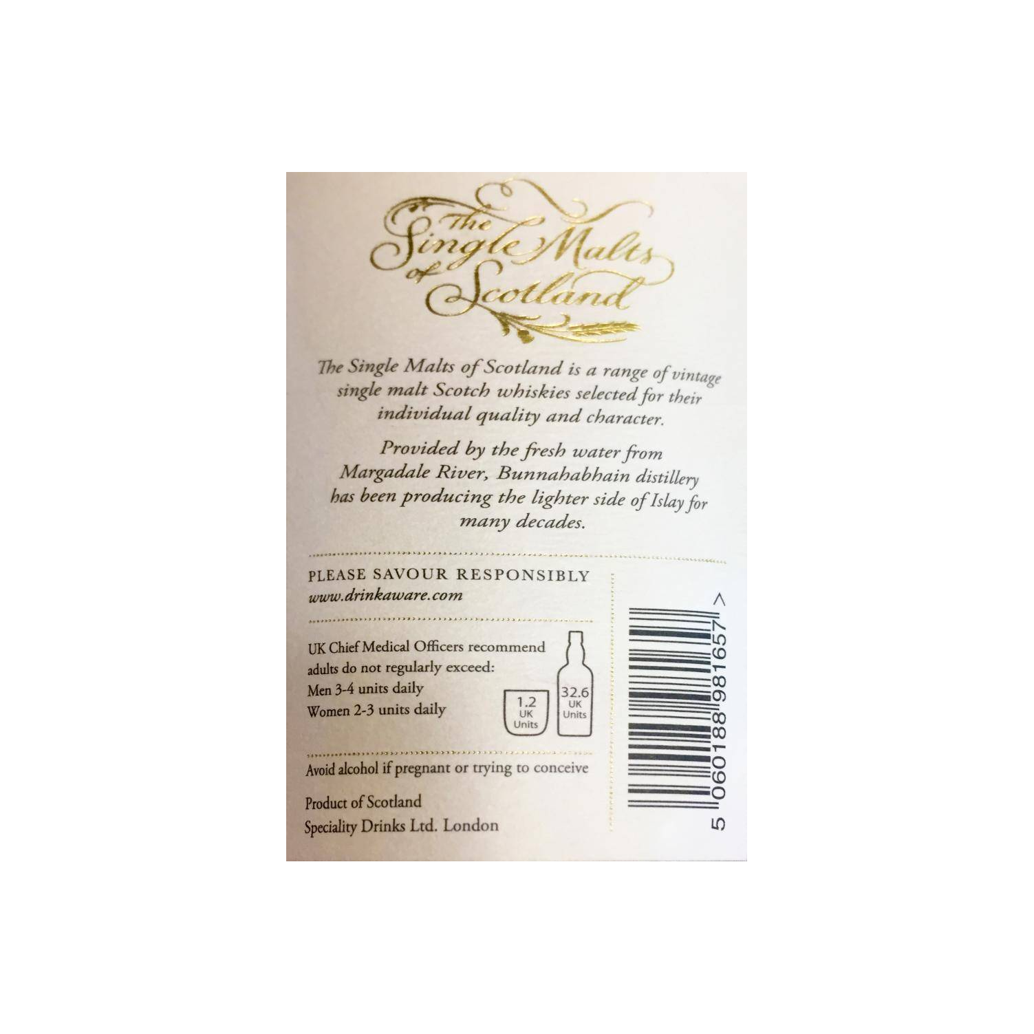 Bunnahabhain The Single Malts of Scotland 1980 34 Years Single Malt Whisky 3