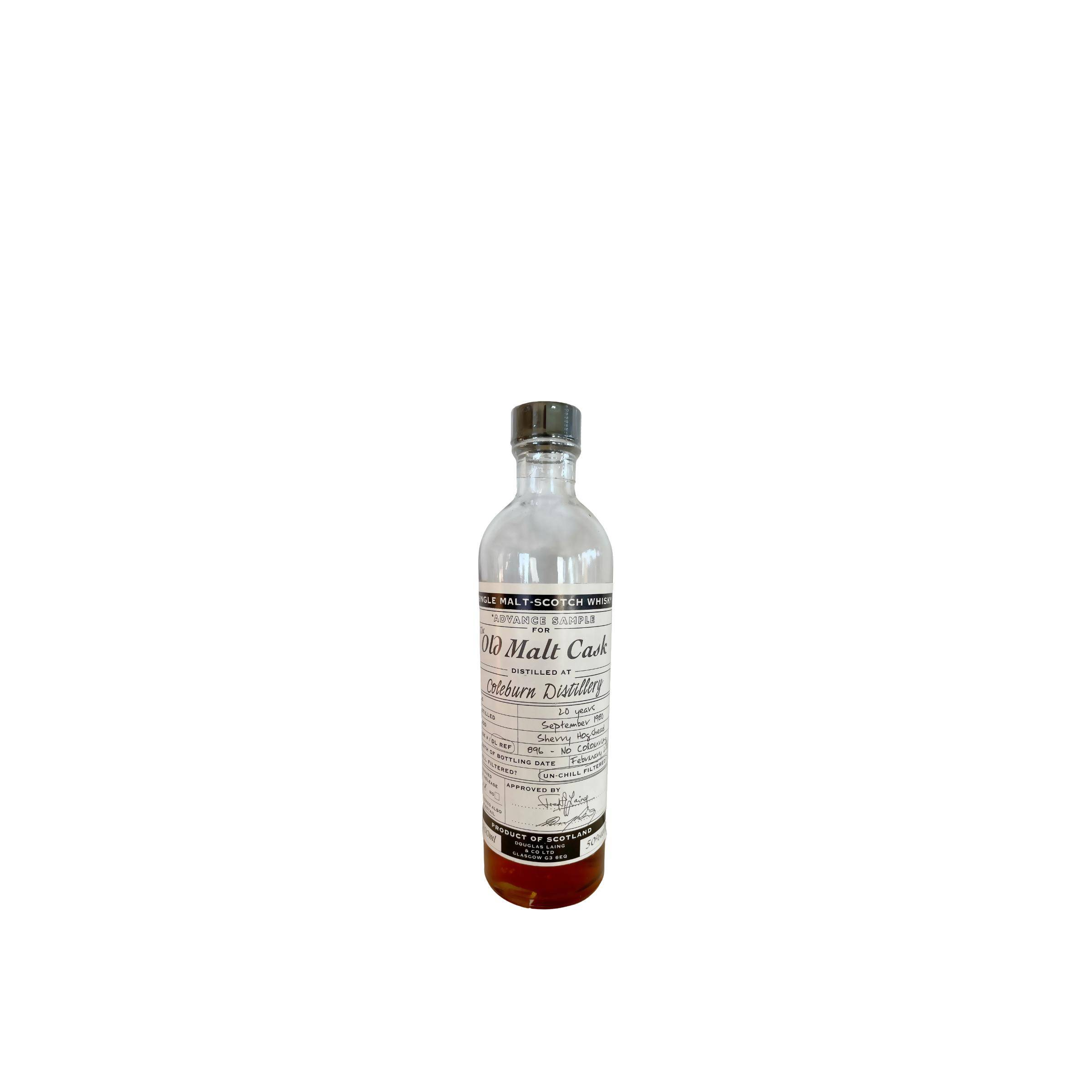 Coleburn 1980 20 Years Single Malt Whisky