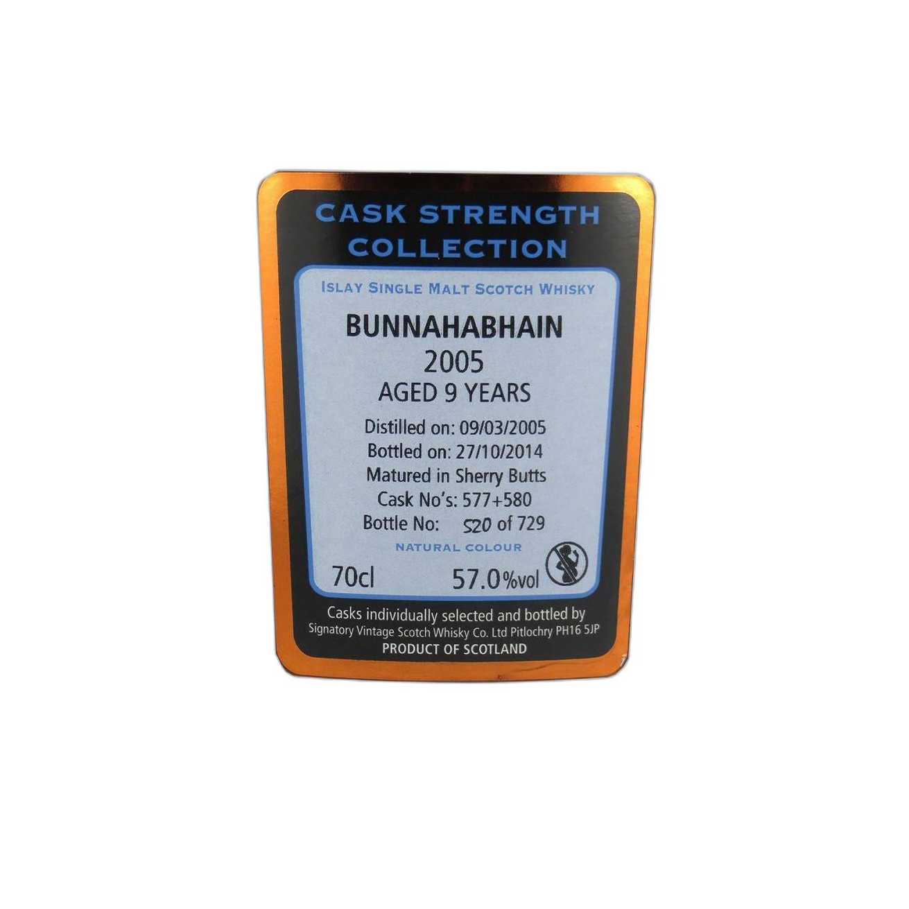 Bunnahabhain Cask Strength Collection 2005 9 Years Single Malt Whisky 2