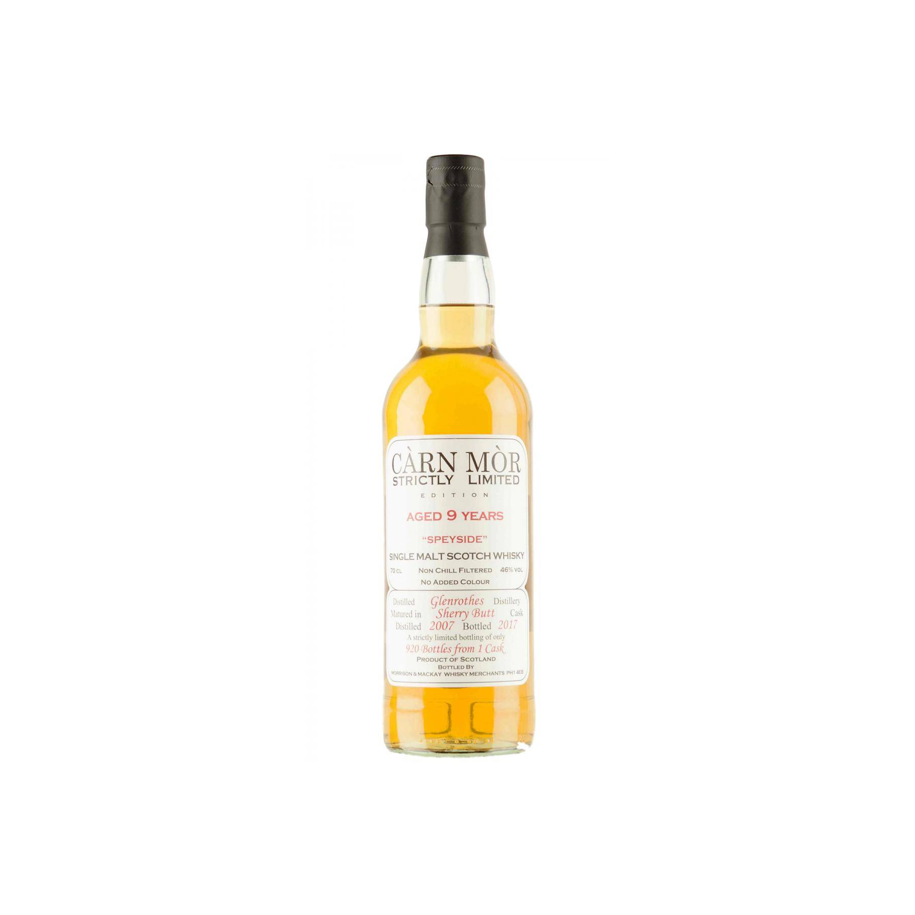 The Glenrothes 2007 9 Years Single Malt Whisky