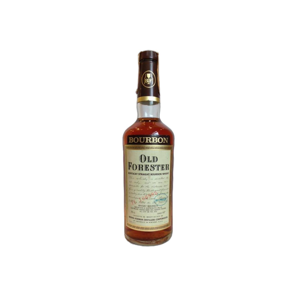 Old Forester Kentucky Straight Bourbon Whiskey