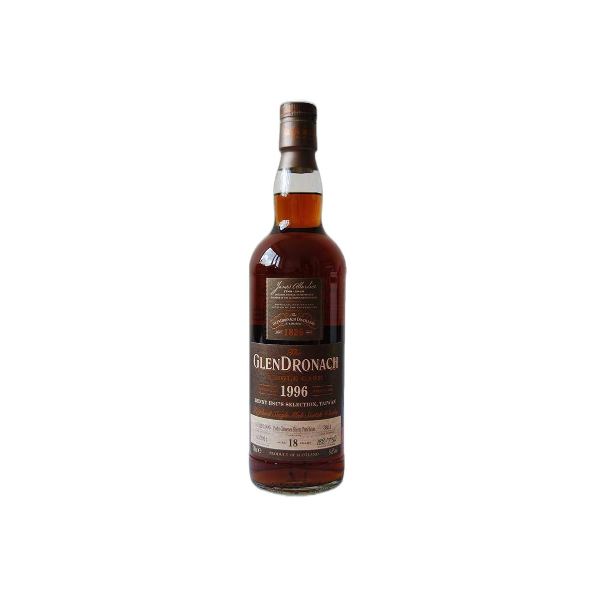 GlenDronach Single Cask 1996 18 Years Single Malt Whisky