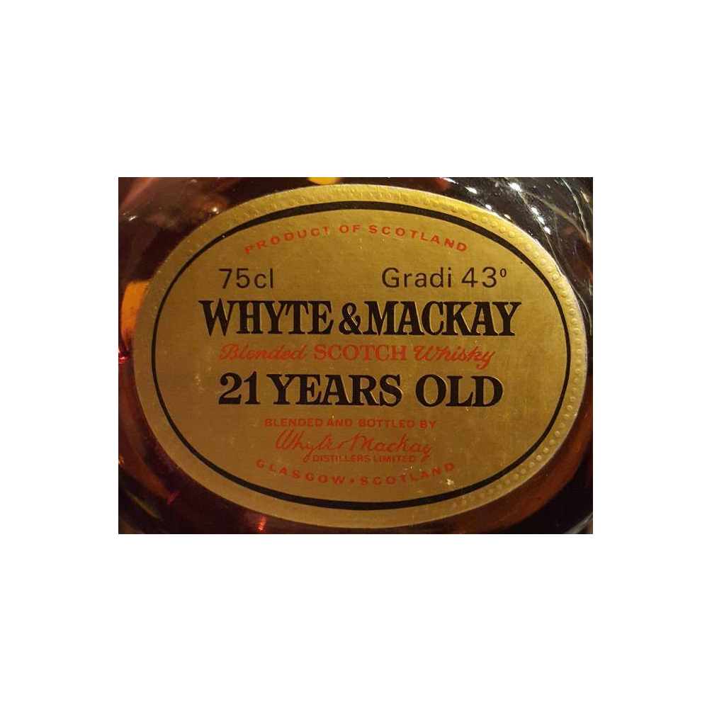 Whyte & Mackay Blended Scotch Whisky 21 Years Blended Whisky 2