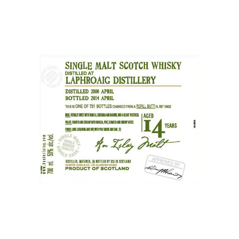 Laphroaig Old Malt Cask 2000 14 Years Single Malt Whisky