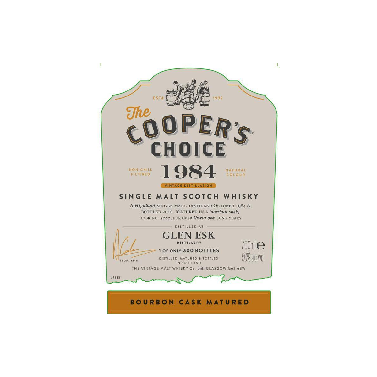 The Scotch Malt Whisky Society The Cooper's Choice 1984 31 Years Single Malt Whisky 2