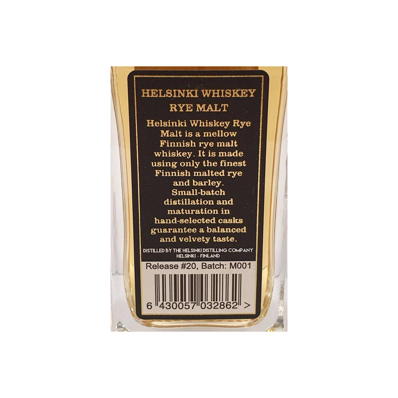 Helsinki Whiskey Rye Malt - Release #20 3