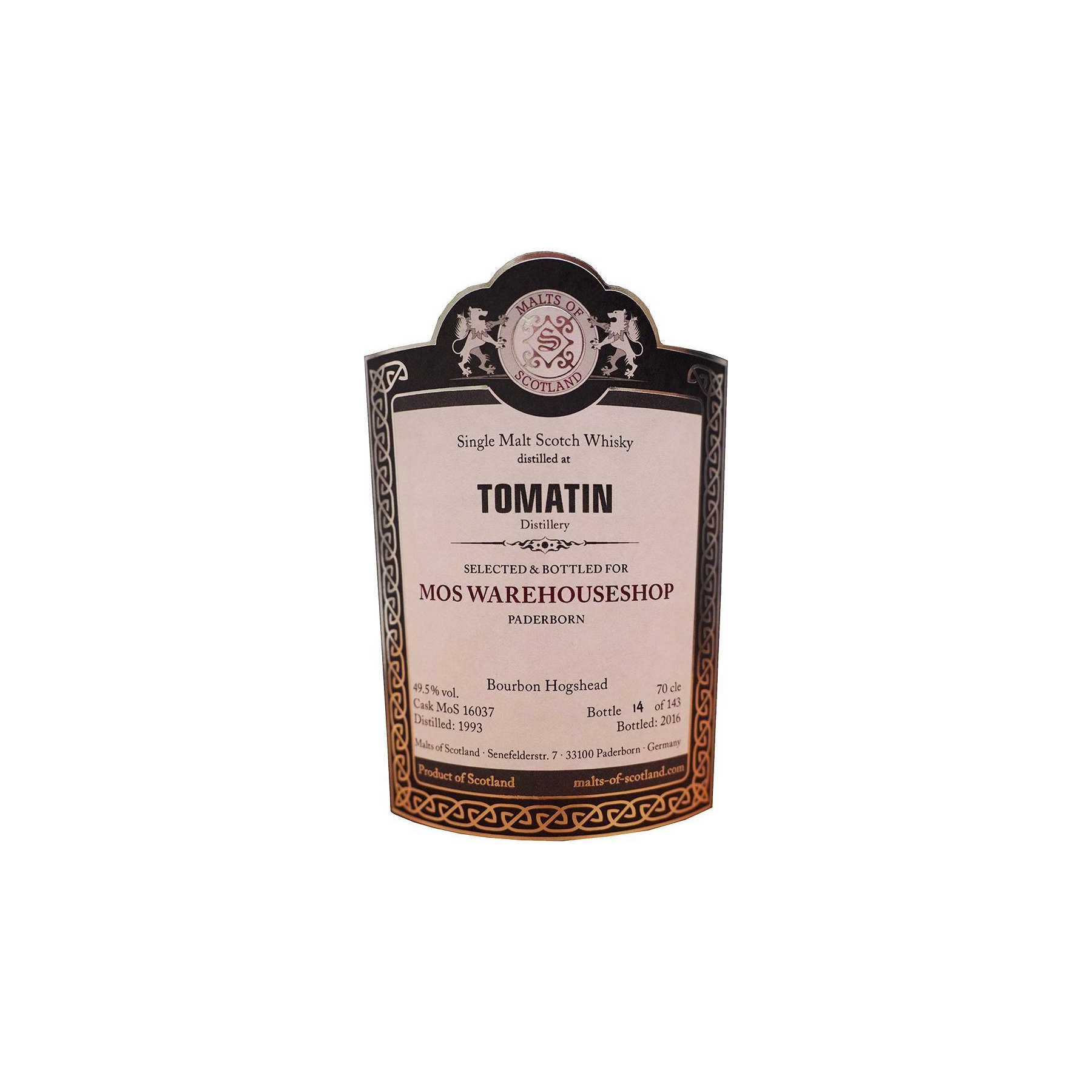 Tomatin 1993 23 Years Single Malt Whisky