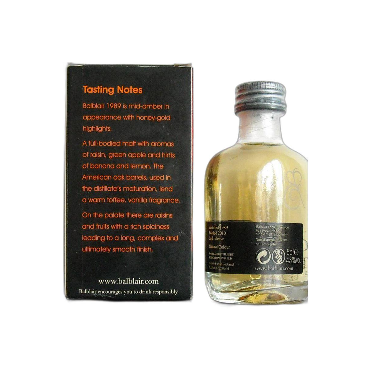 Balblair 1989 20 Years Single Malt Whisky 2