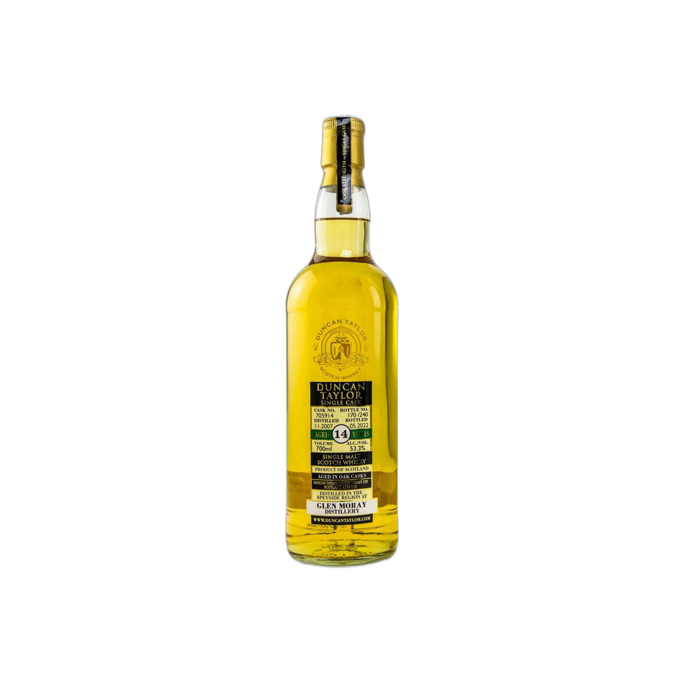 Glen Moray Single Cask 2007 14 Years Single Malt Whisky