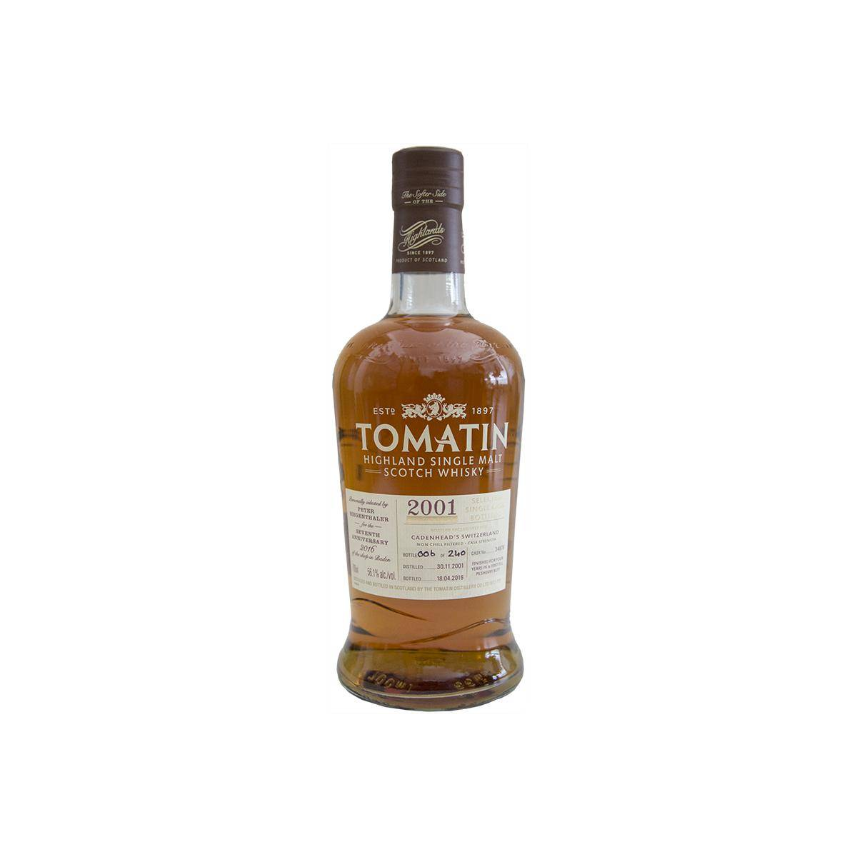 Tomatin 2001 14 Years Single Malt Whisky