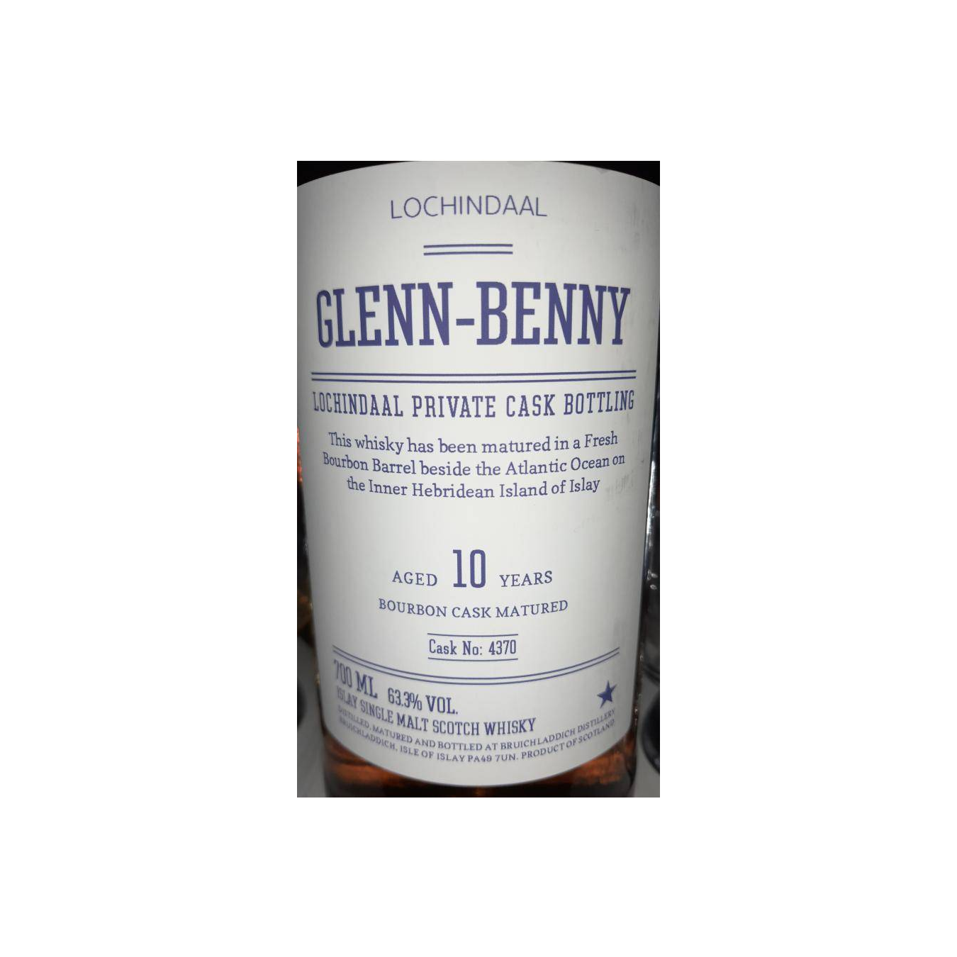 Lochindaal 10 Years Single Malt Whisky