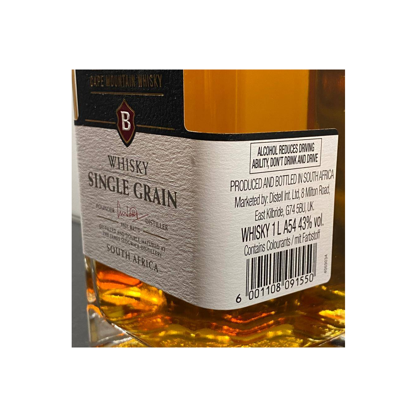 Bain's Cape Mountain Whisky 2