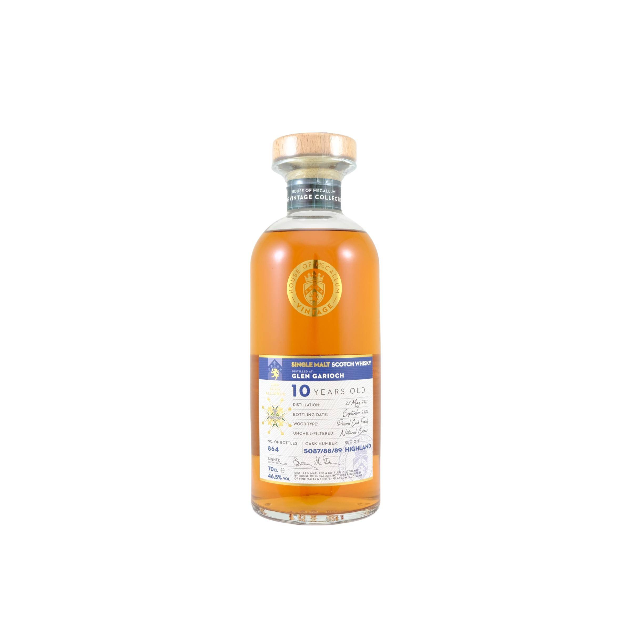 Glen Garioch 2011 10 Years Single Malt Whisky