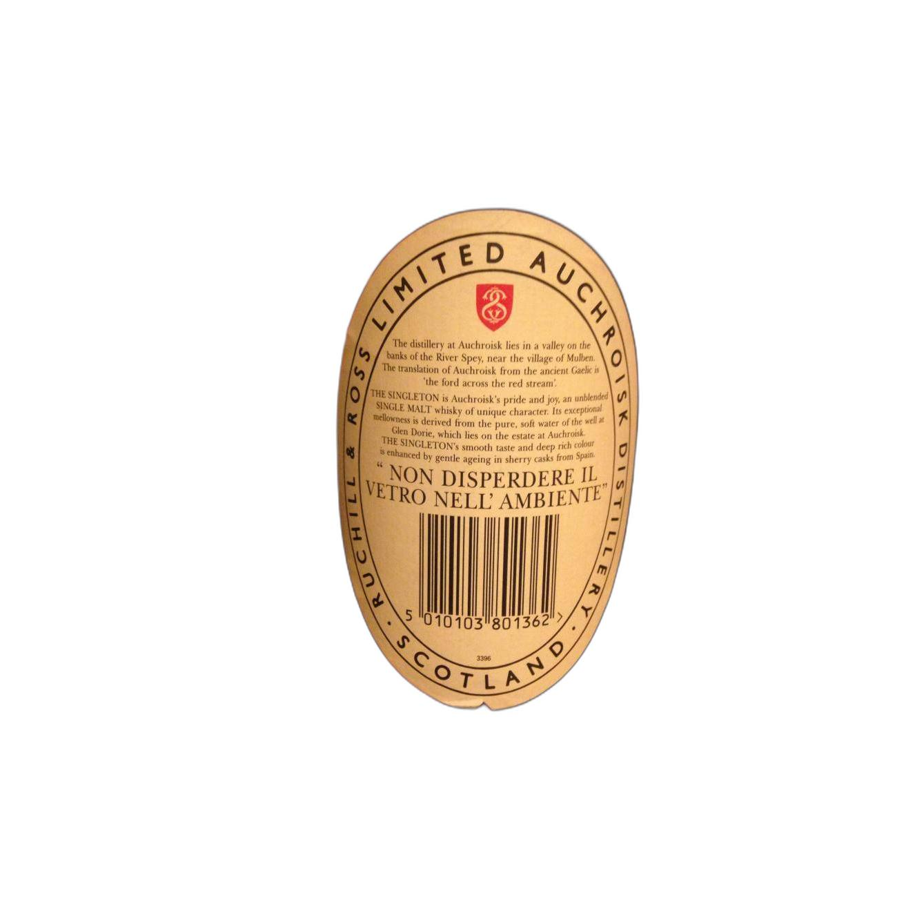 Auchroisk 1981 Single Malt Whisky