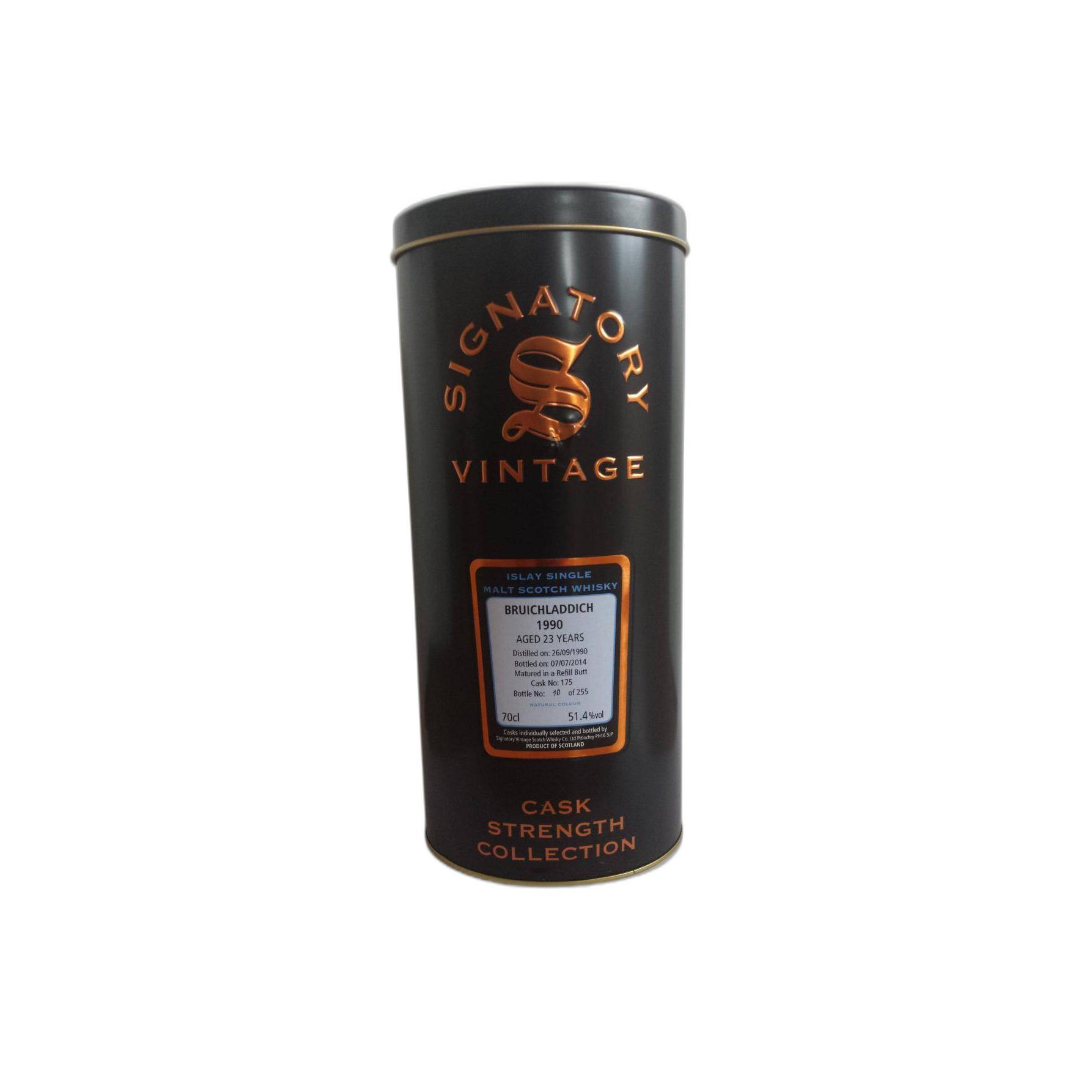 Bruichladdich Cask Strength Collection 1990 23 Years Single Malt Whisky 3