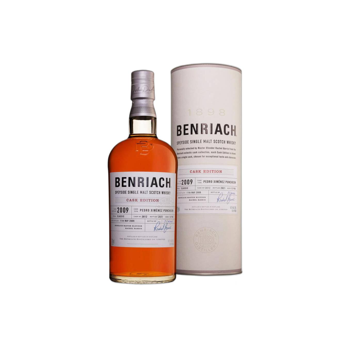 BenRiach Individual Cask Bottling 2009 12 Years Single Malt Whisky