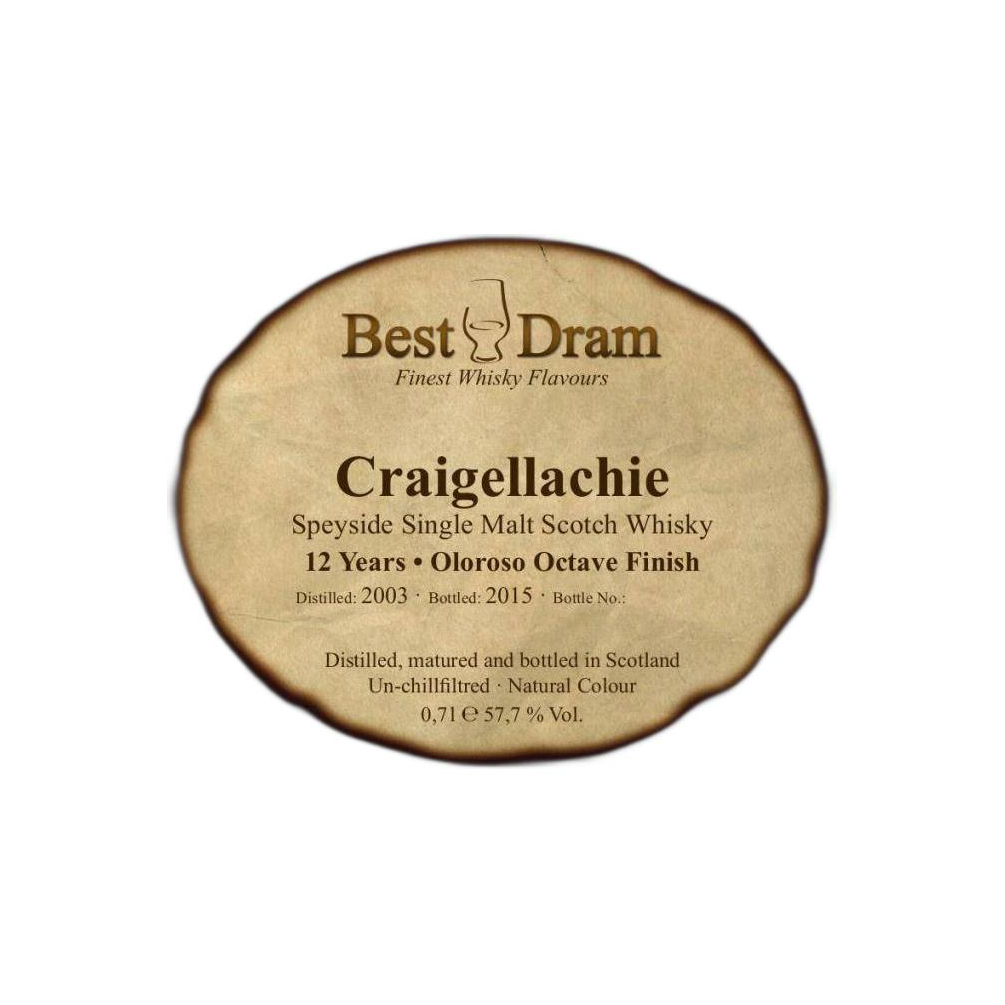 Craigellachie 2003 12 Years Single Malt Whisky