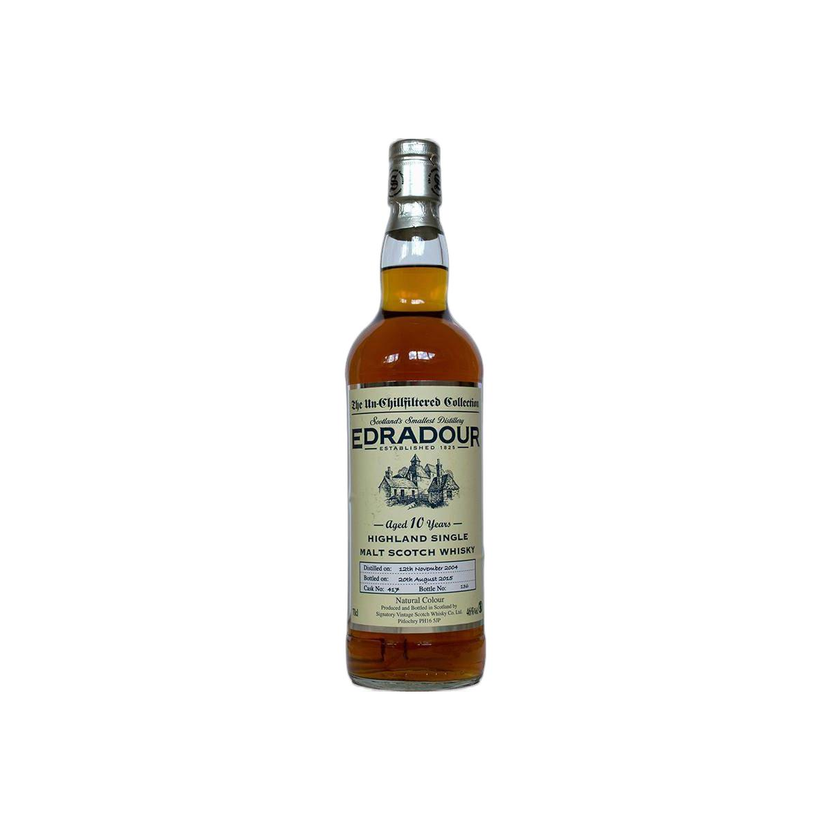 Edradour The Un-Chillfiltered Collection 2004 10 Years Single Malt Whisky
