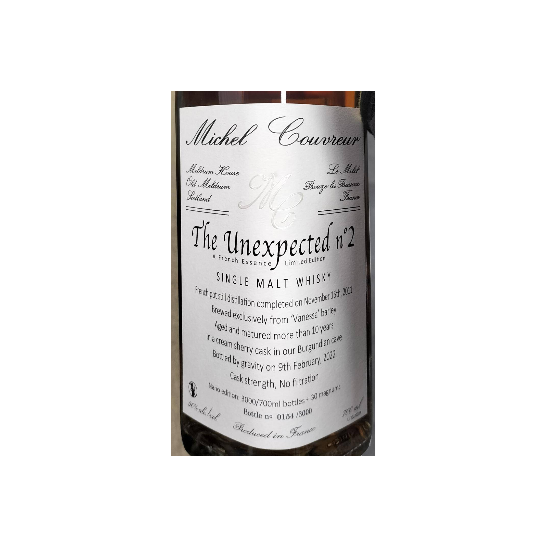 Michel Couvreur 2011 10 Years Single Malt Whisky 2