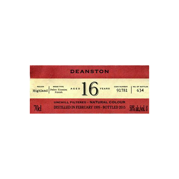 Deanston 1999 16 Years Single Malt Whisky 2