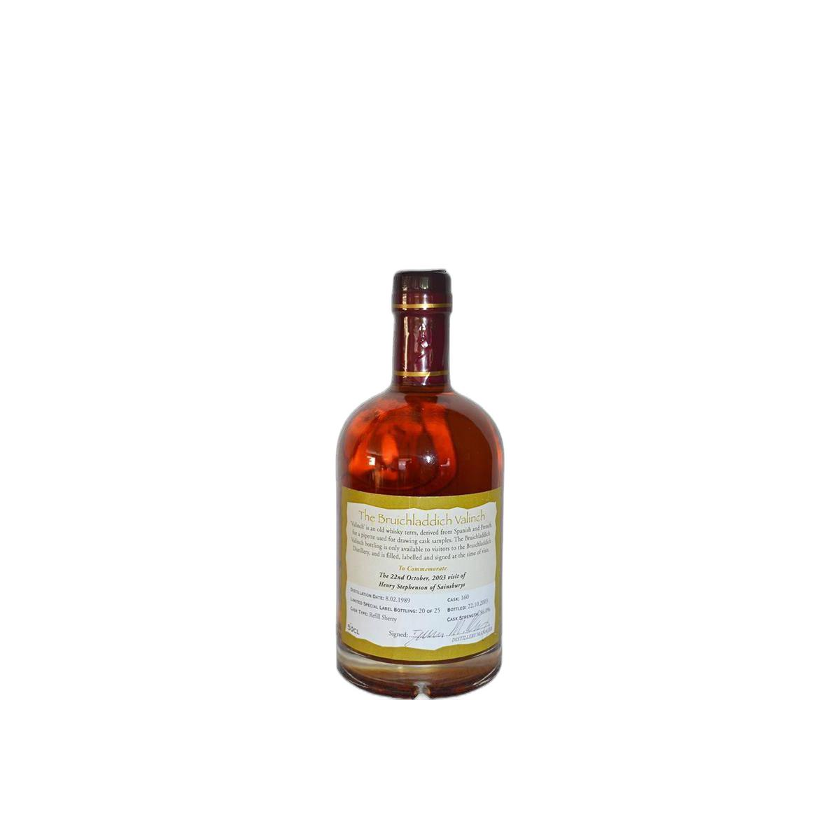 Bruichladdich 1989 14 Years Single Malt Whisky
