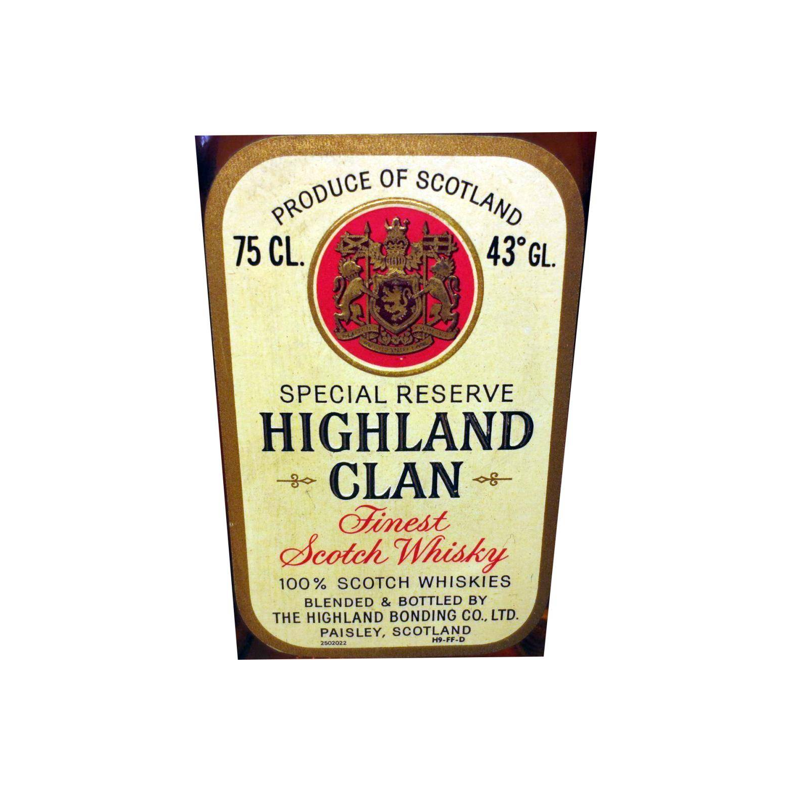 Highland Clan Finest Scotch Whisky
