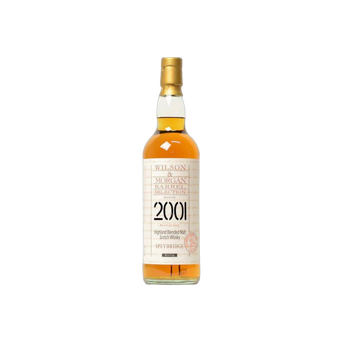 Wilson & Morgan Barrel Selection 2001 14 Years Blended Malt Whisky