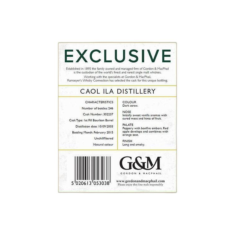 Caol Ila 2003 11 Years Single Malt Whisky 2
