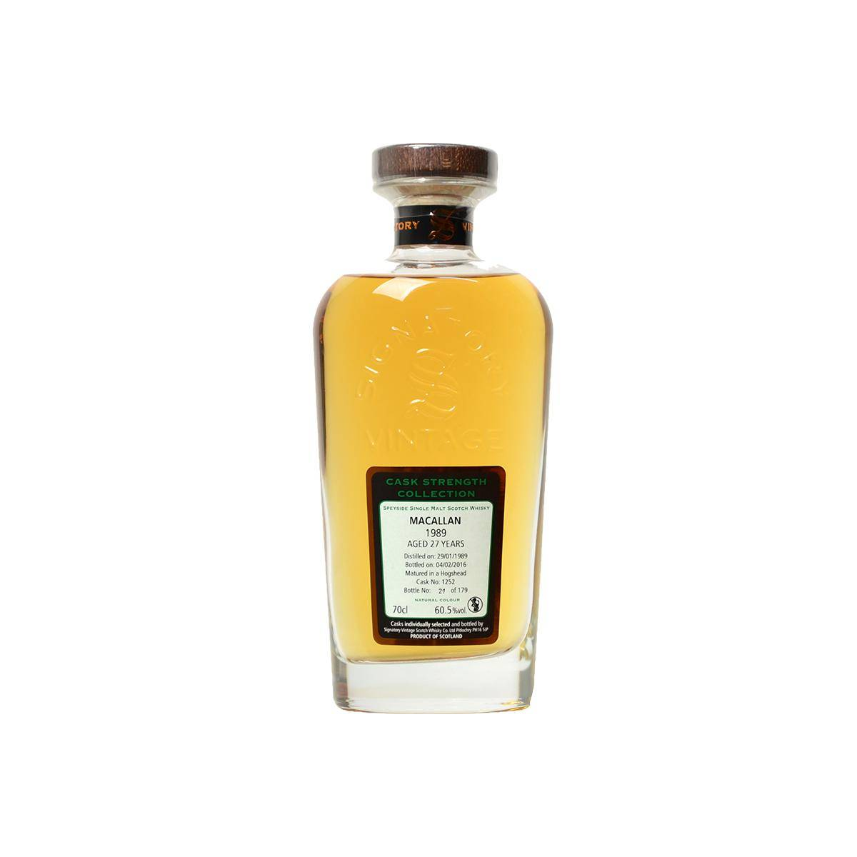 The Macallan Cask Strength Collection 1989 27 Years Single Malt Whisky