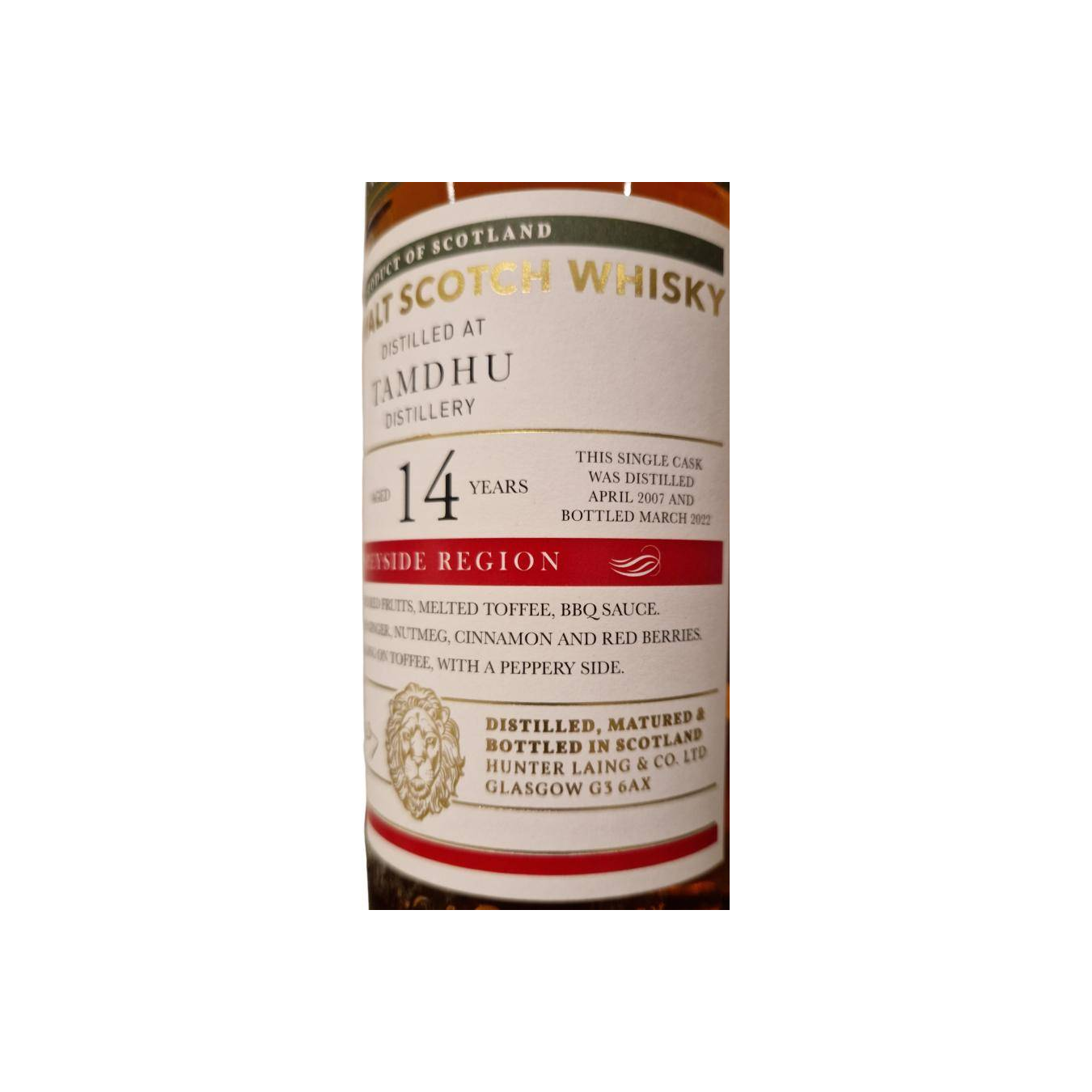 Tamdhu Old Malt Cask 2007 14 Years Single Malt Whisky 3